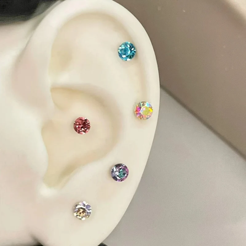 Titan Piercing bar with internal thread