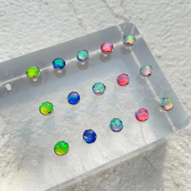Titan Piercing bar with internal thread