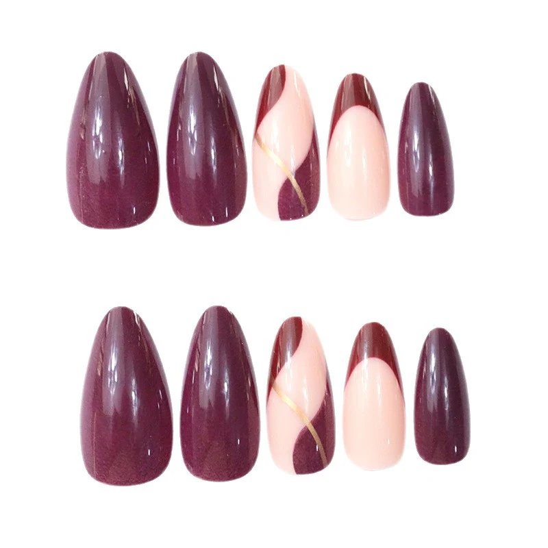 Elegante Farbverlauf-Nagelkunst-Fingerdesign Karnz
