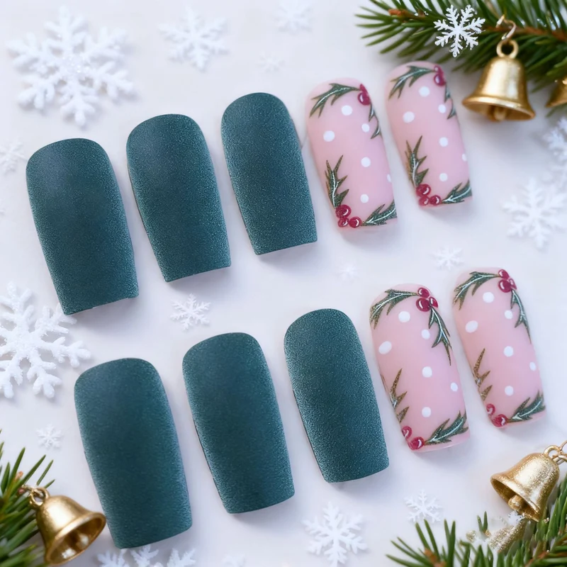 Seasonal Holiday Nail Art Enhancements Stornfield