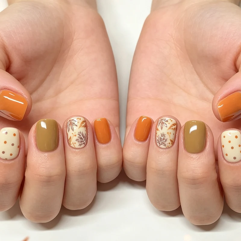 Seasonal Floral Nail Art Enhancements Stornfield