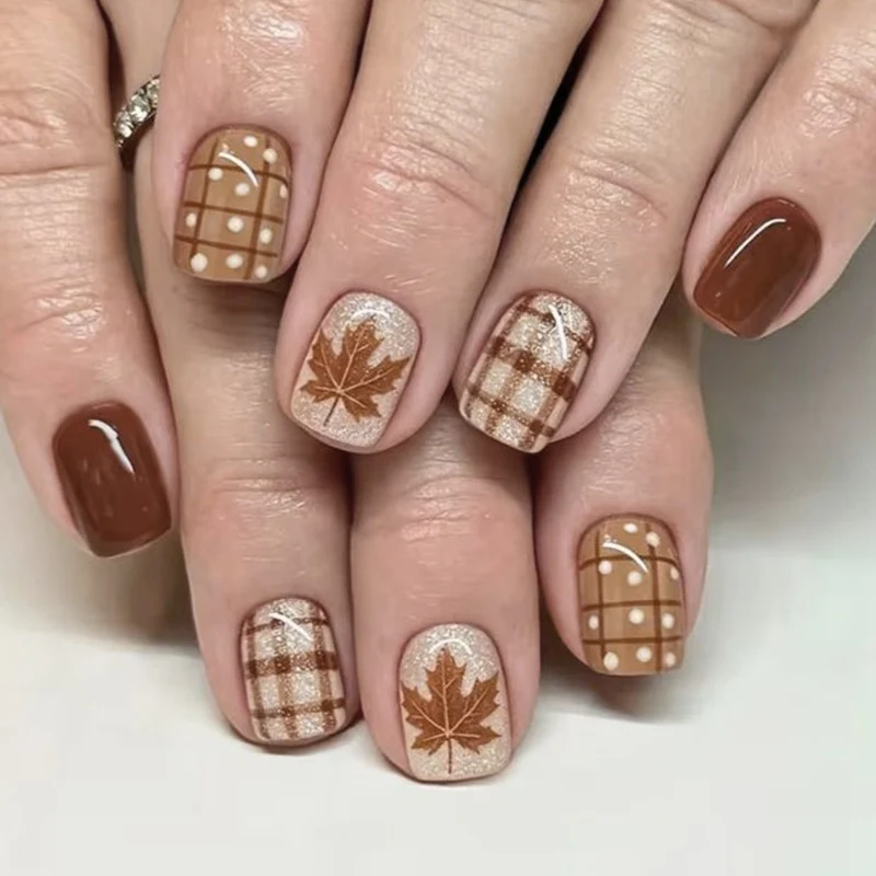 Seasonal Autumn Nail Art Enhancements Stornfield