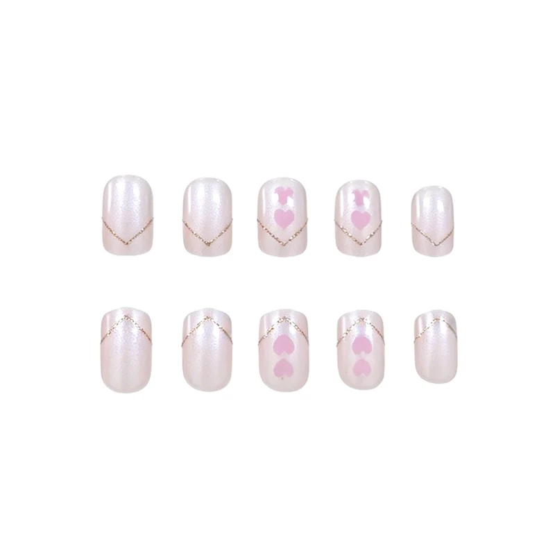 Romantic Heart Nail Art Stornfield