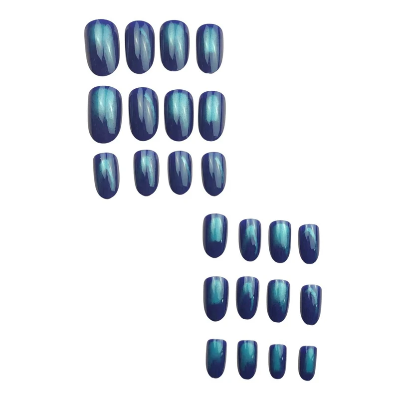 Press-On Nail Set with Stylish Iridescent Finish Stornfield