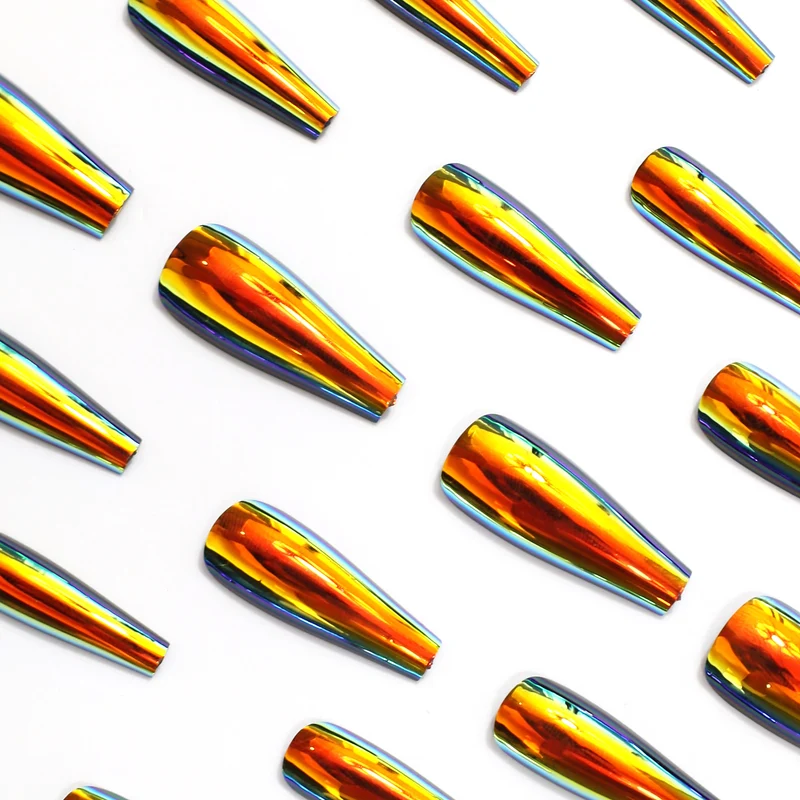 Premium Long-Lasting Rainbow Nail Art Extensions Stornfield