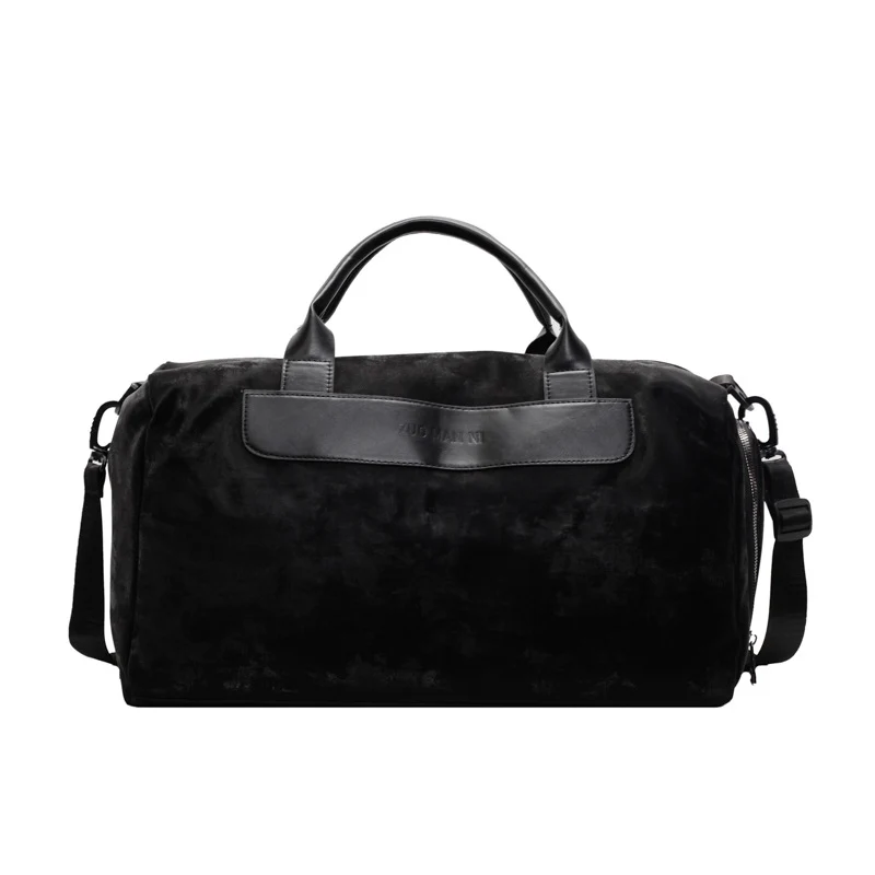 Weiches Samt Übernachtung Duffle Bag Karnz