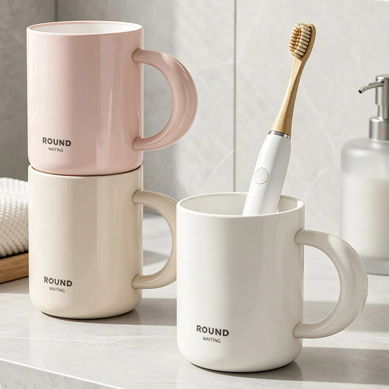 Toothbrush cup made of PP, unbreakable