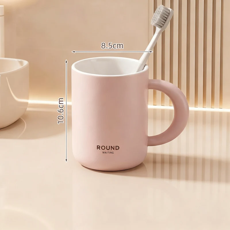 Toothbrush cup made of PP, unbreakable