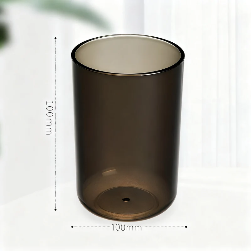 Toothbrush cup made of plastic