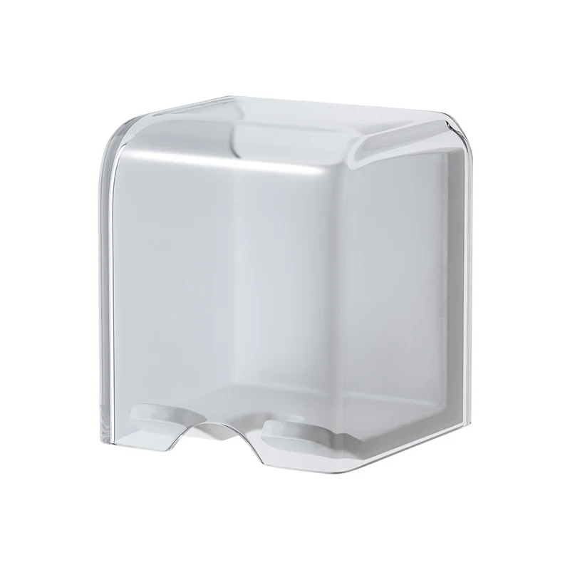 Toothbrush holder with lid, ABS, wall-mounted