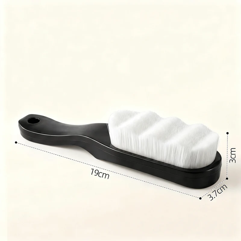Soft shoe polishing brush made of nanofibers