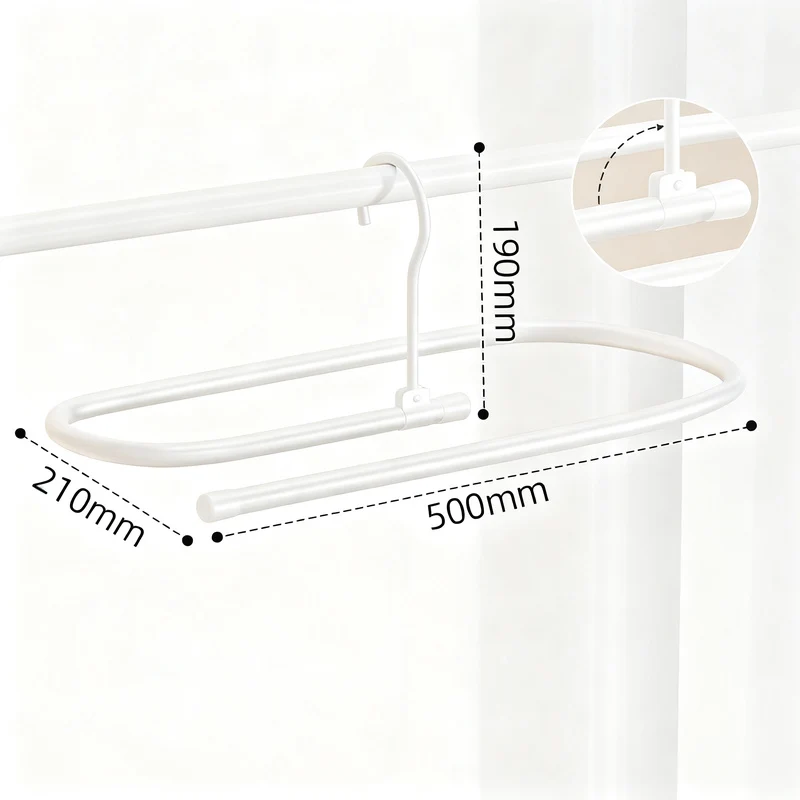 Clothes dryer spiral-shaped, round or oval