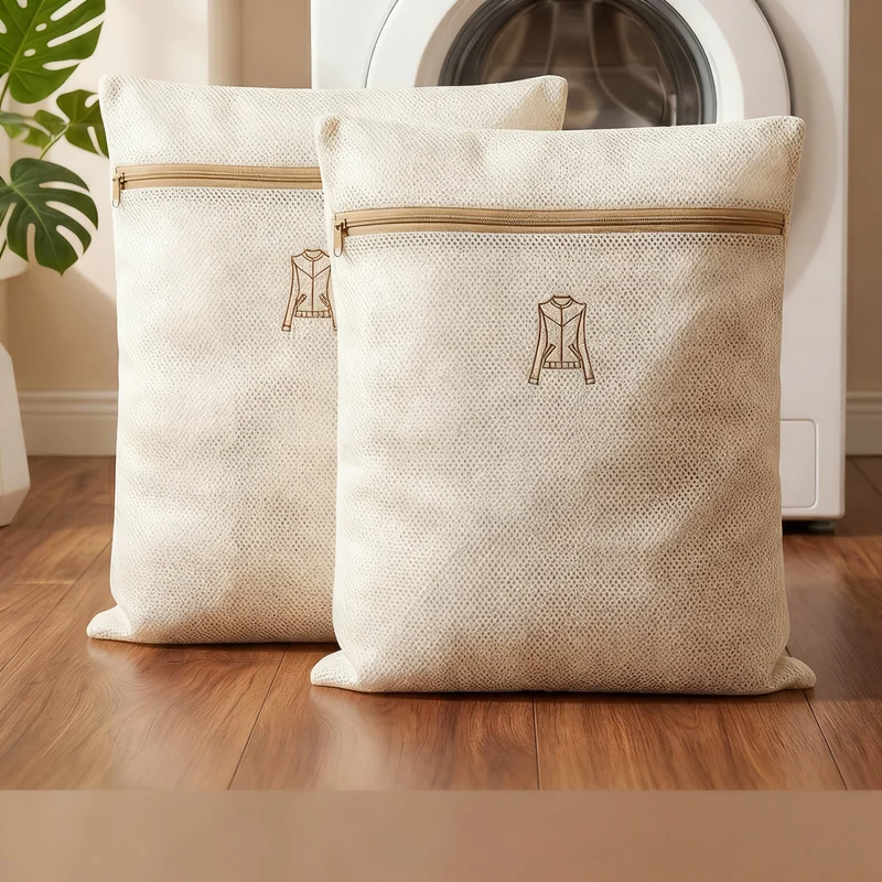 Laundry bag for the washing machine, 3-layered