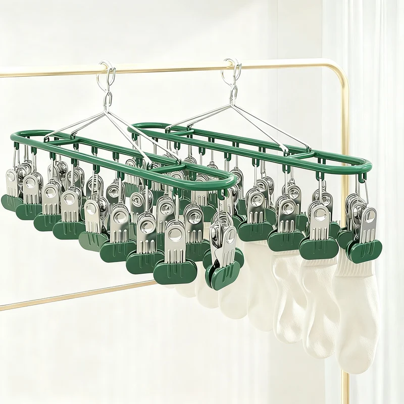 Steel clothespin holder, 18–20 clips