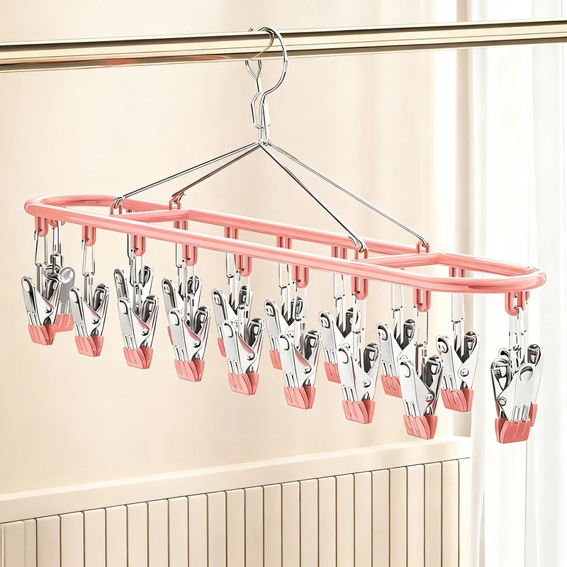Steel clothespin holder, 18–20 clips