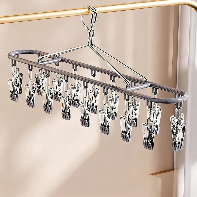 Steel clothespin holder, 18–20 clips