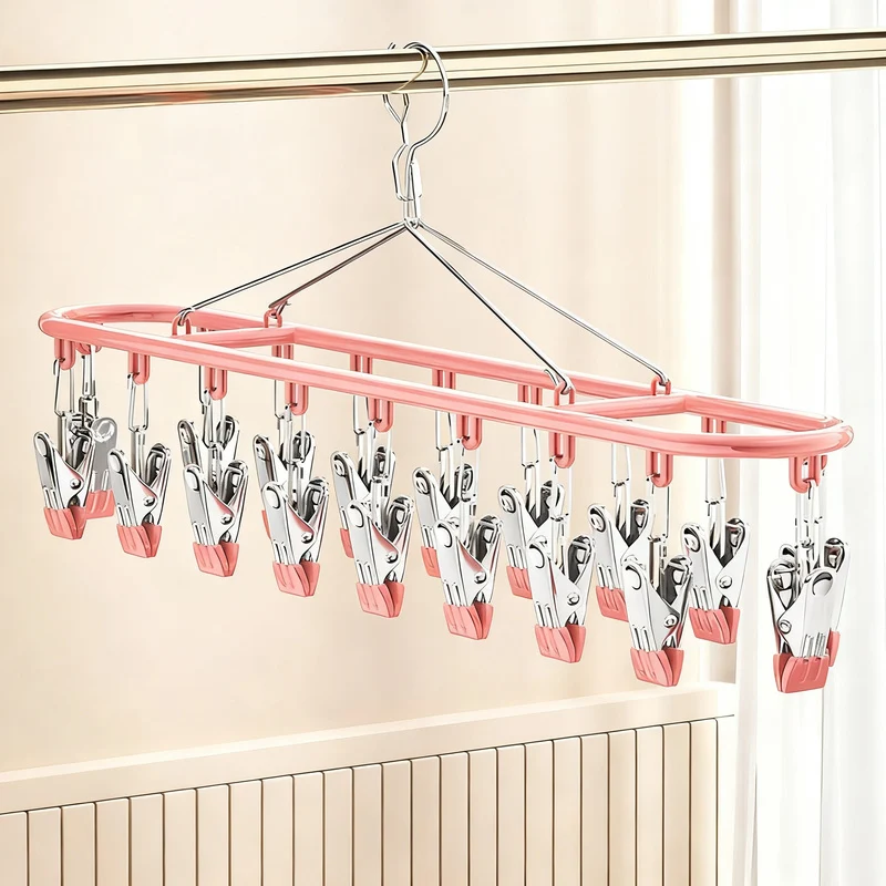Steel clothespin holder, 18–20 clips