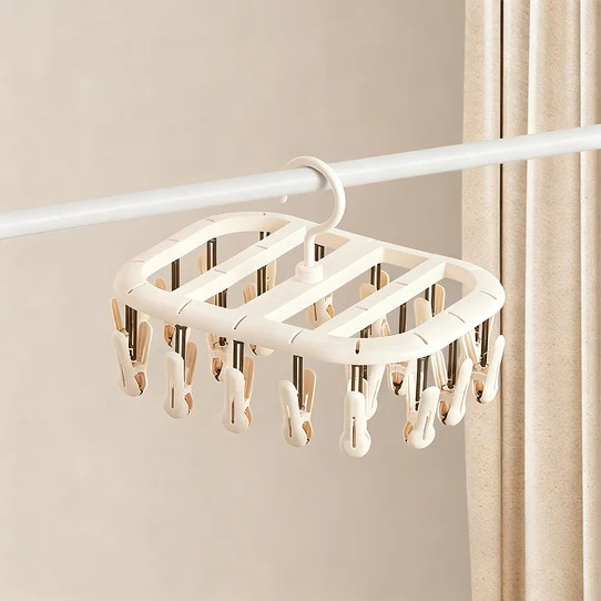 Steel clothespin holder, 18–20 clips