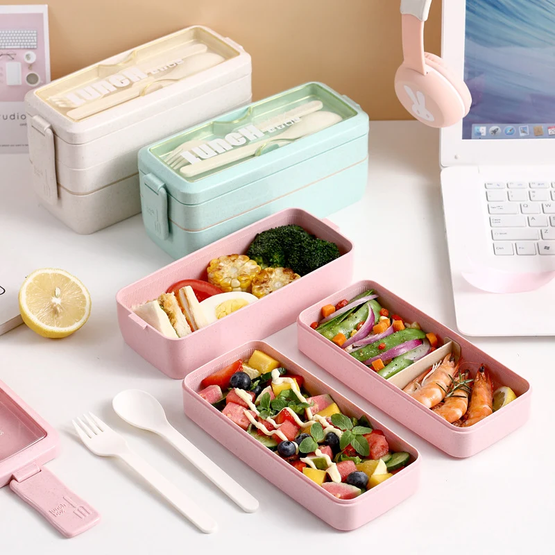 Umweltfreundliche Mehrschichtige Lunchbox