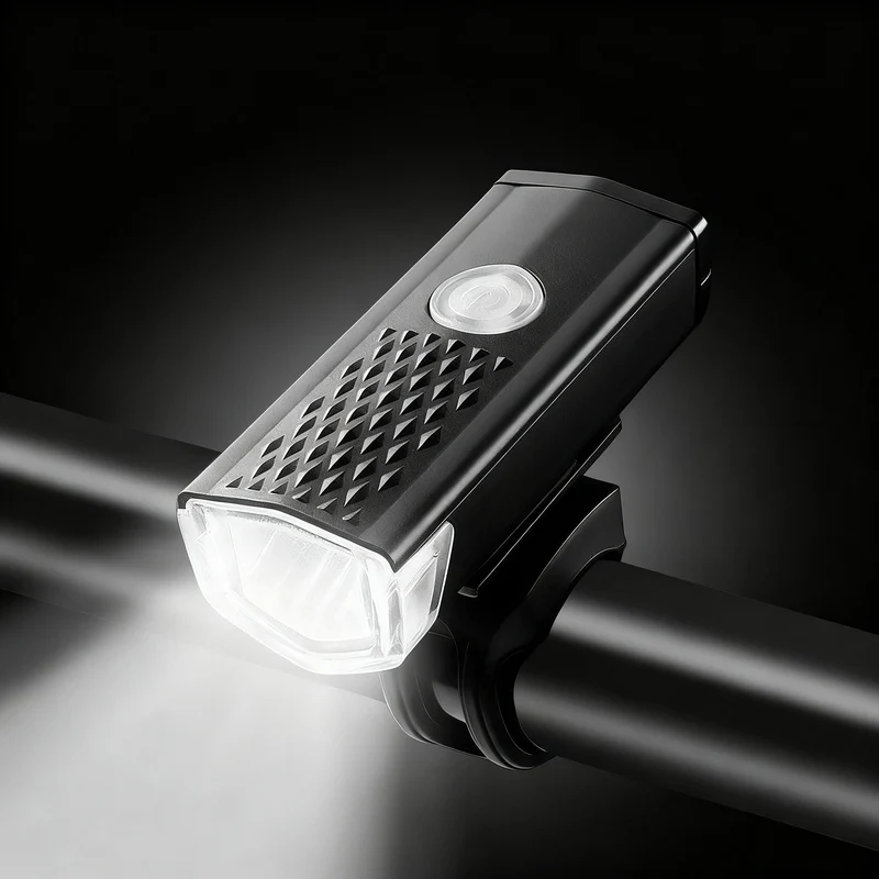 Bicycle light set, USB rechargeable, waterproof