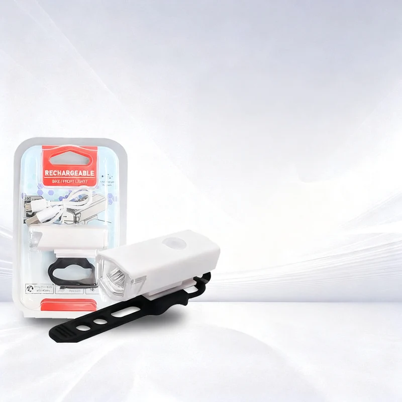 Bicycle light set, USB rechargeable, waterproof