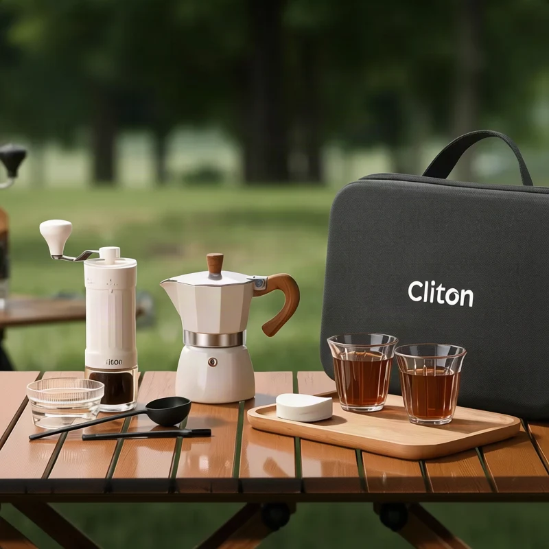 Espresso machine, portable, semi-automatic