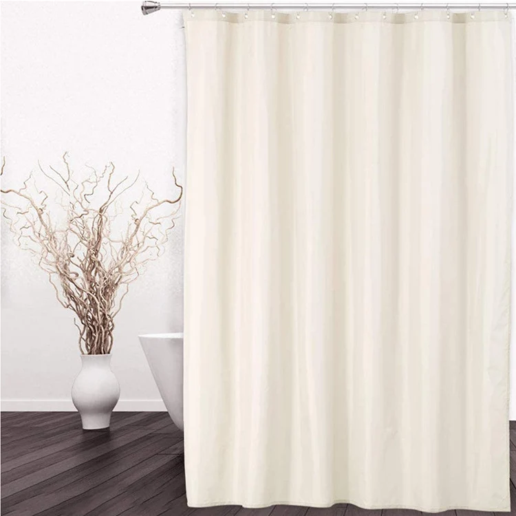Shower curtain, PEVA, transparent, 80–120 cm
