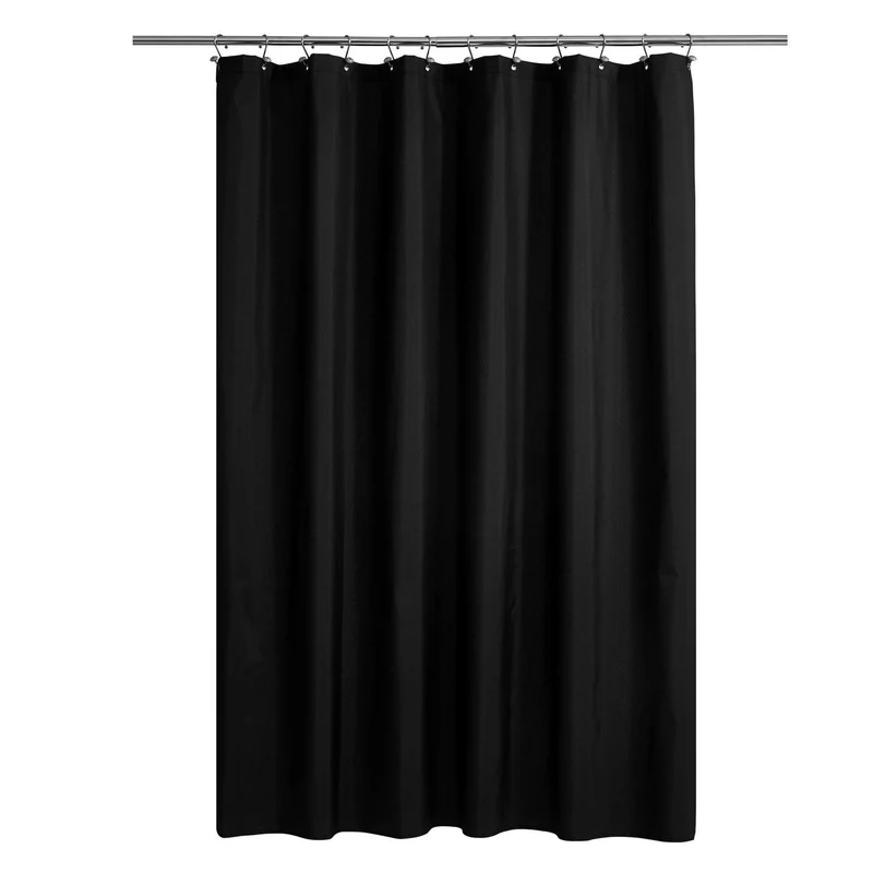 Shower curtain, PEVA, transparent, 80–120 cm