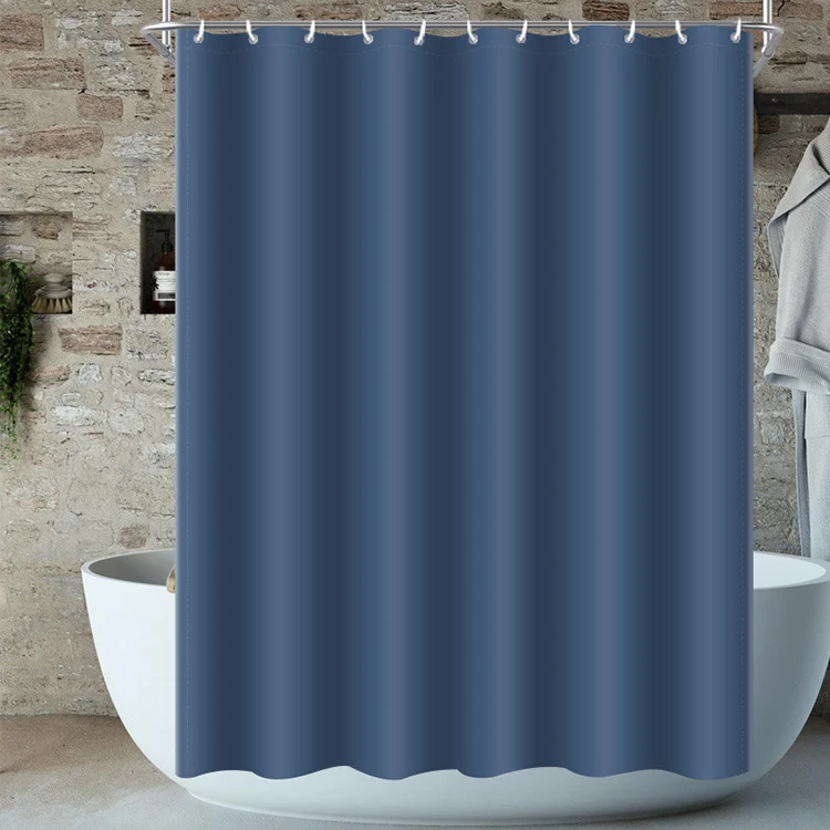 Shower curtain, PEVA, transparent, 80–120 cm