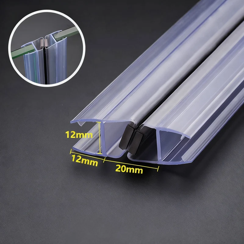 Magnetic Shower Door Seal, 2.2 m