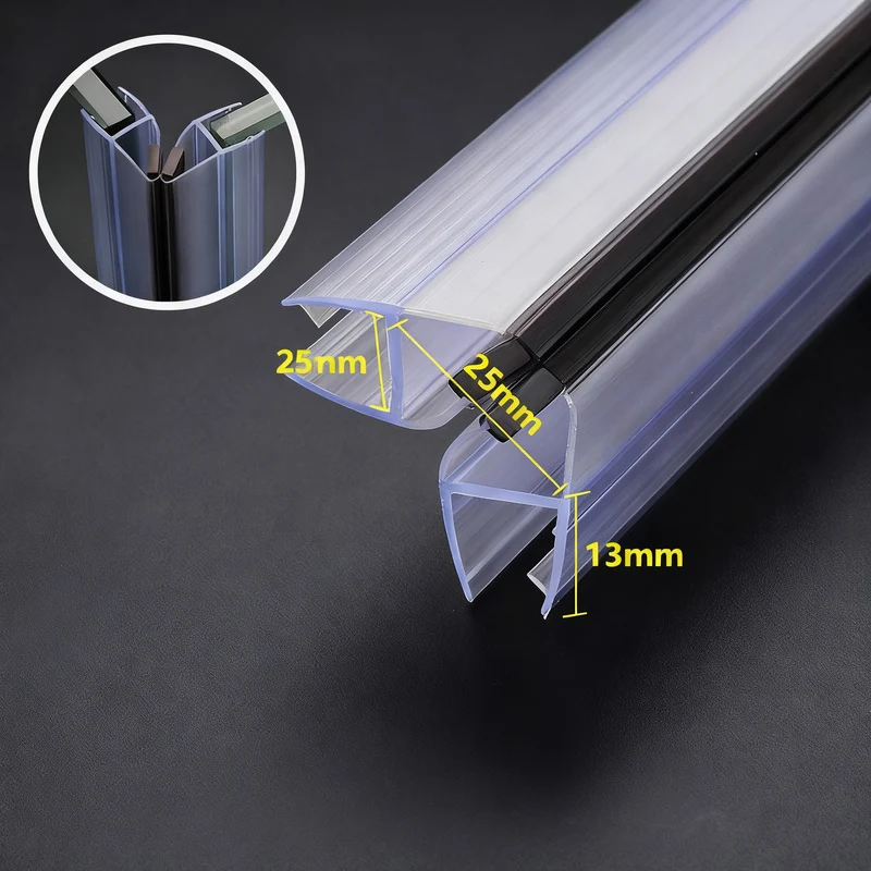 Magnetic Shower Door Seal, 2.2 m