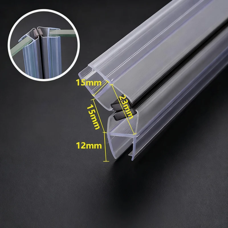 Magnetic Shower Door Seal, 2.2 m