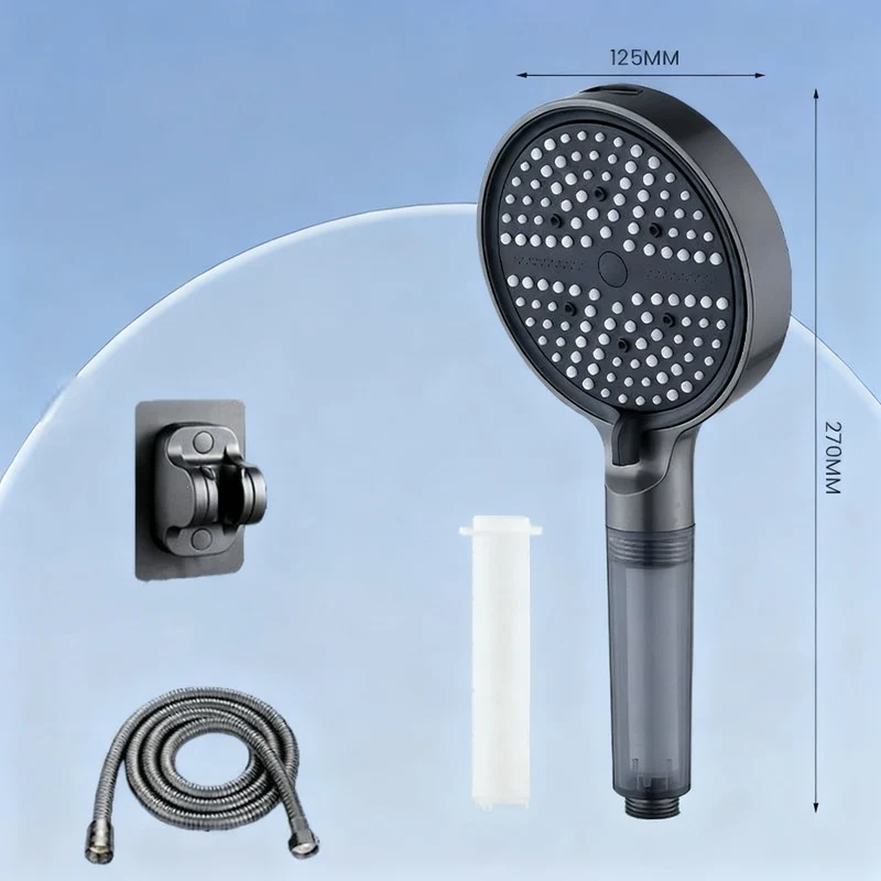 Shower head with filter and massage function