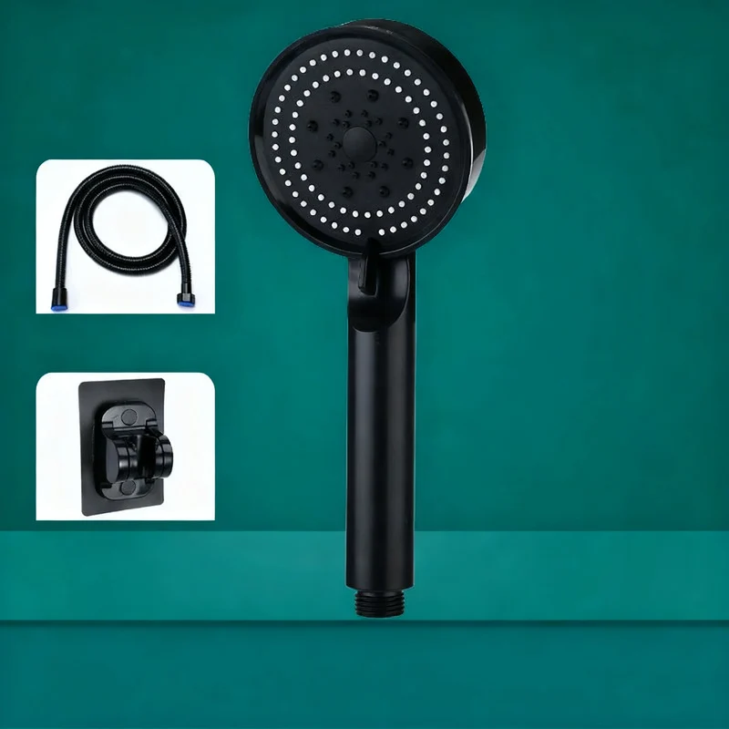 Hand shower with 3 spray types and stop function