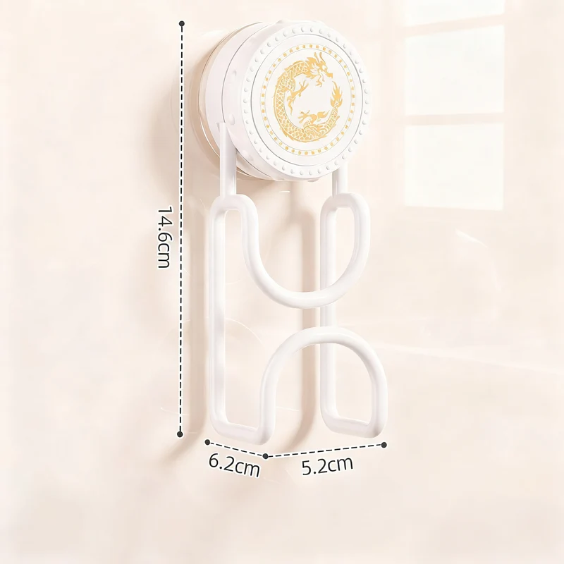 Metal suction cup wall hook