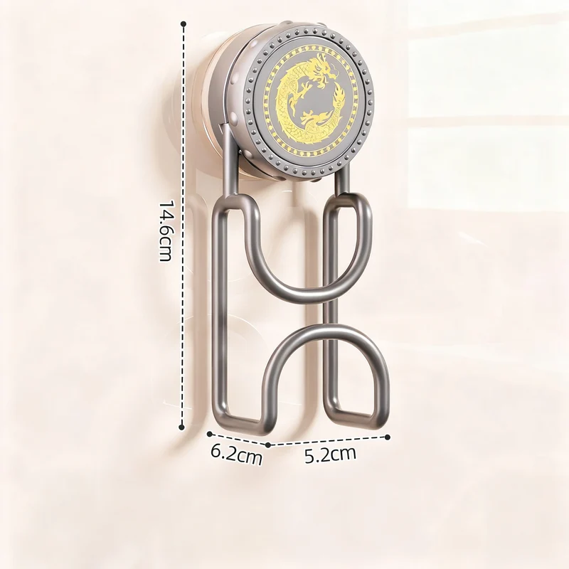 Metal suction cup wall hook