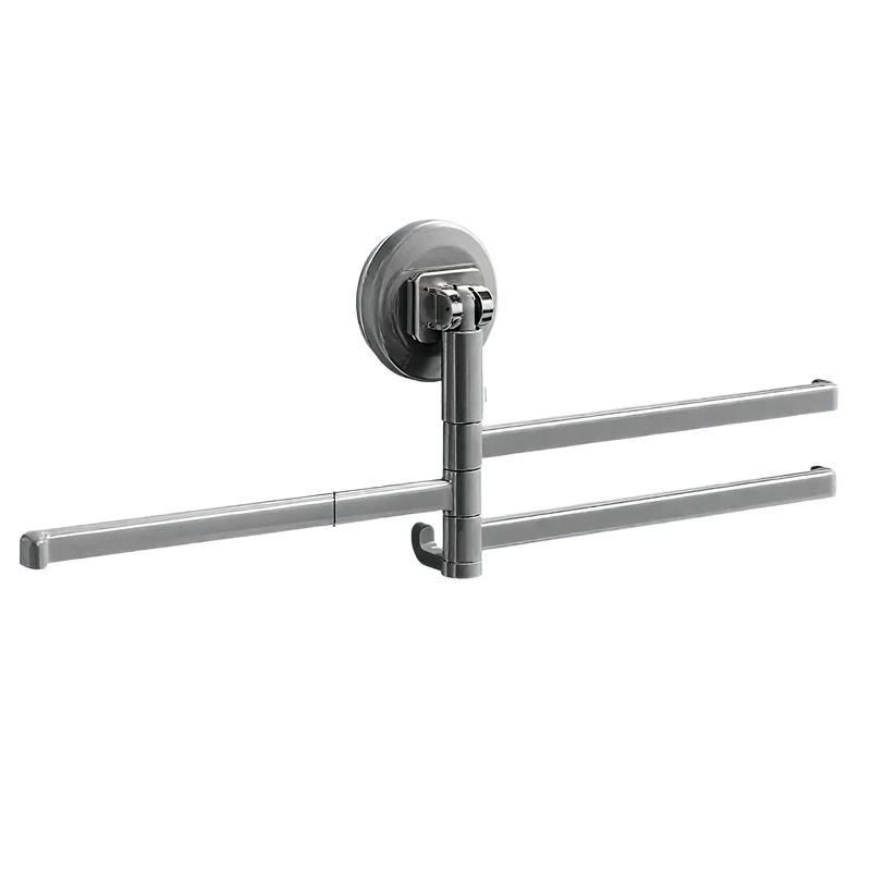 Suction cup cloth holder with rotating bars, ABS plastic