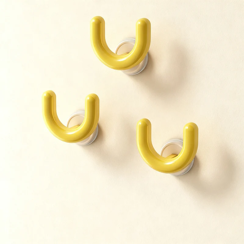 Suction cup slipper rack for bathroom