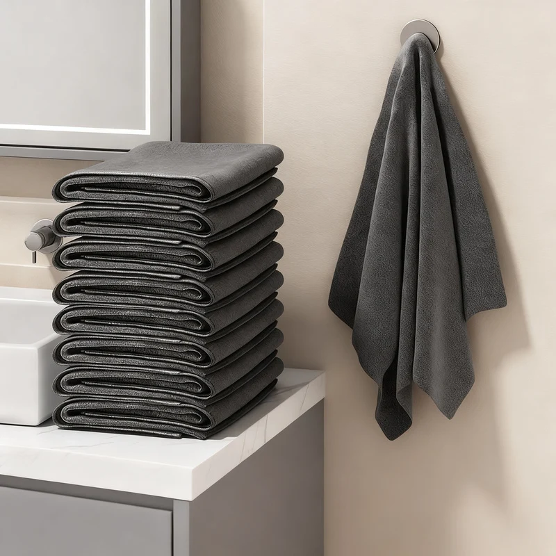 Microfiber cleaning cloths, versatile use
