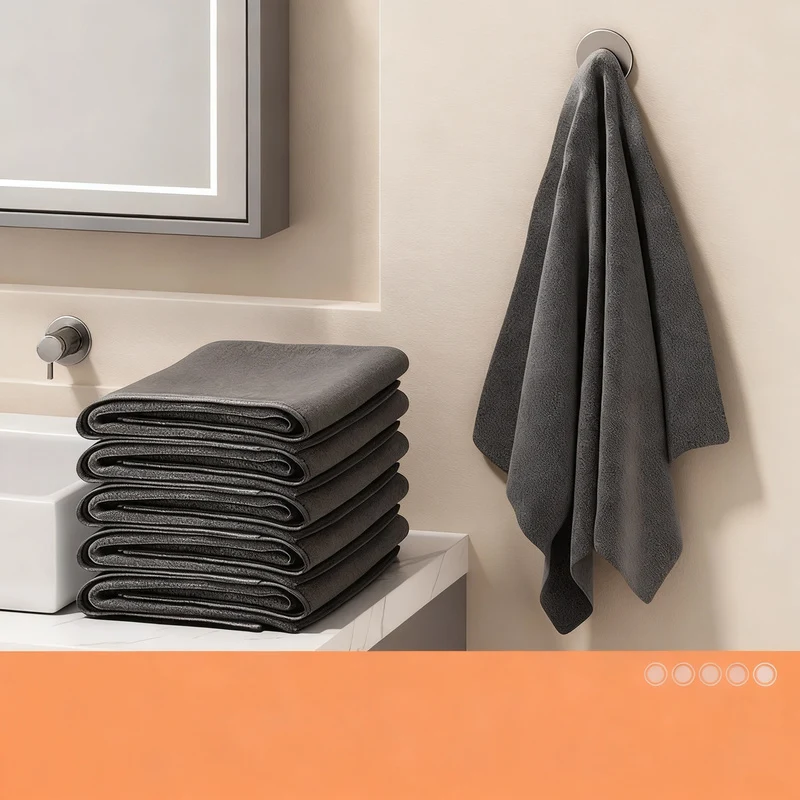 Microfiber cleaning cloths, versatile use