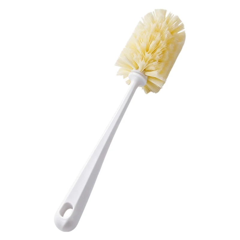 Long-handled brush for cleaning cups and bottles