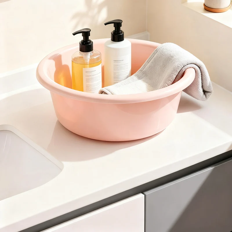 Plastic sink with antibacterial coating