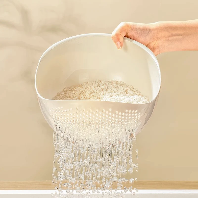 Plastic sieve basket for washing and draining