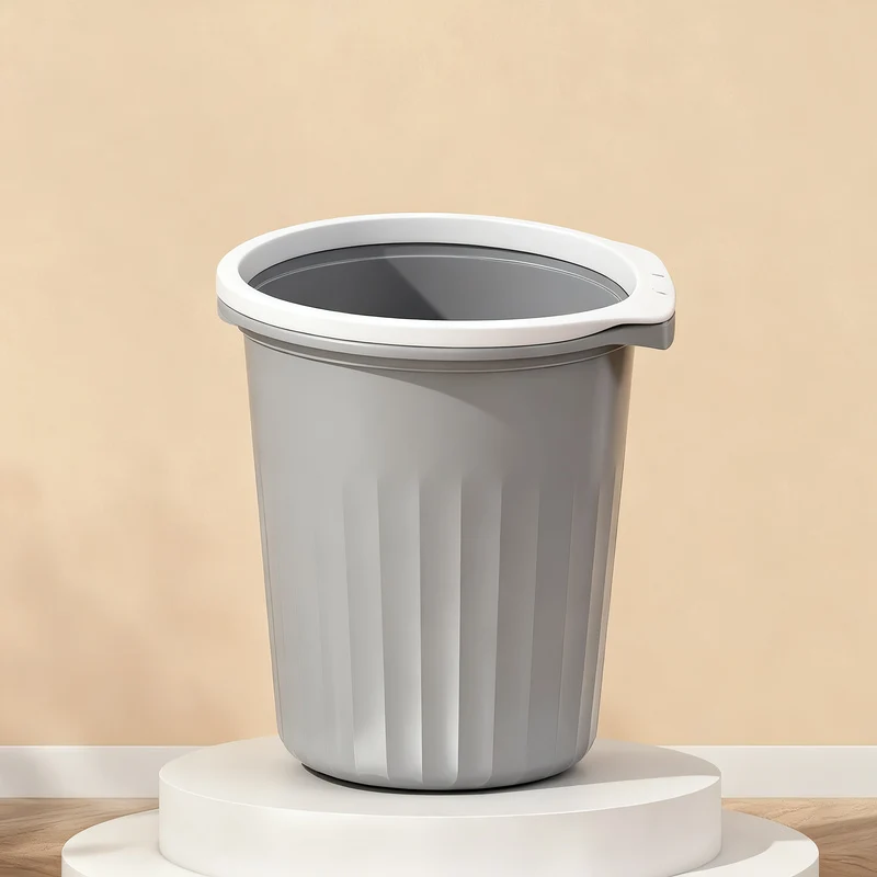 Plastic waste bin, 4 L, cylindrical