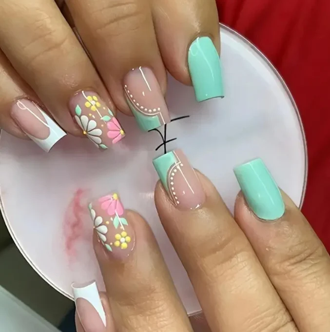 Floral Nail Art Design Karnz 1789915300