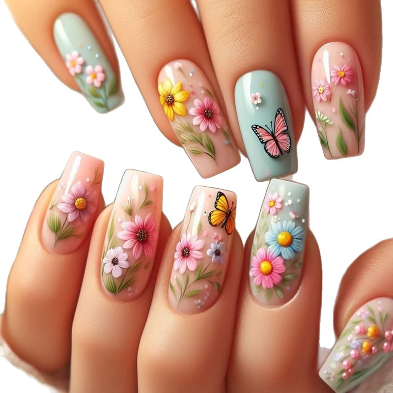 Floral Nail Art Design Karnz 1789915300
