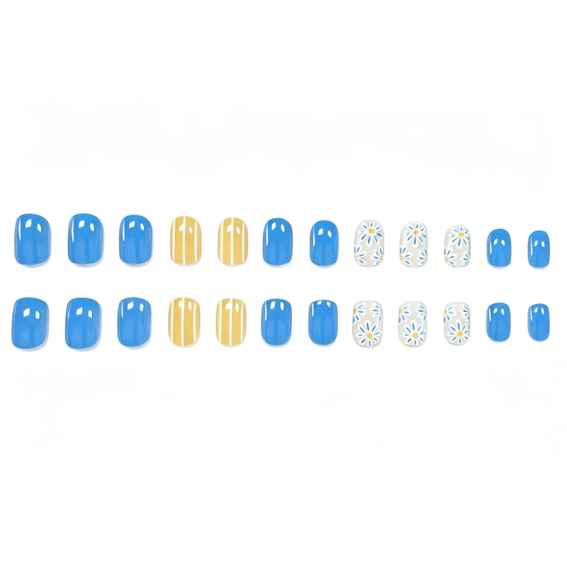 Blumen-inspiriertes Nagelkunstset Karnz