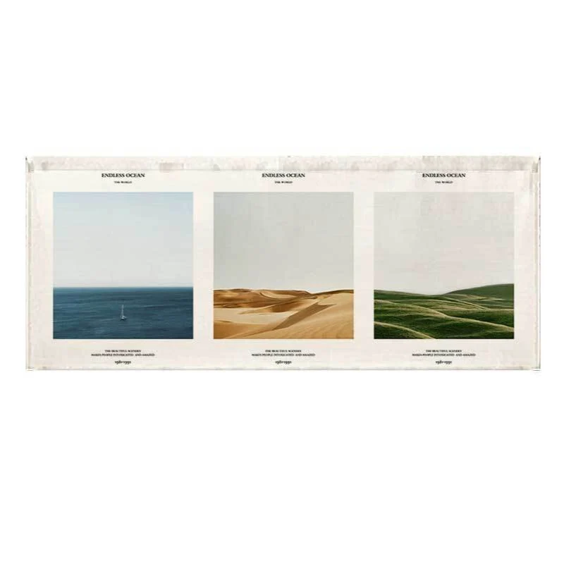 Printed Succulent Watercolor Runner Rug Mat for Kitchen and Entry
