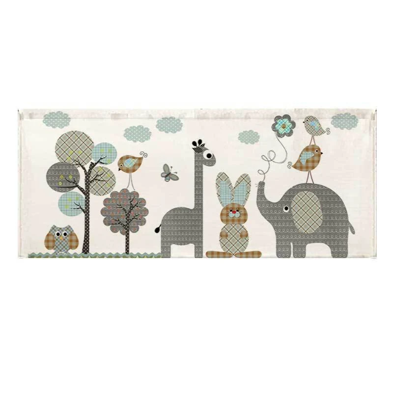 Printed Succulent Watercolor Runner Rug Mat for Kitchen and Entry