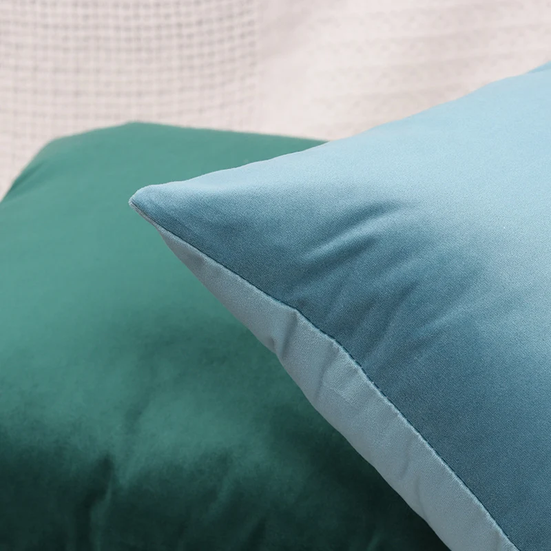 Plush Velvet Lumbar and Square Throw Pillow Covers